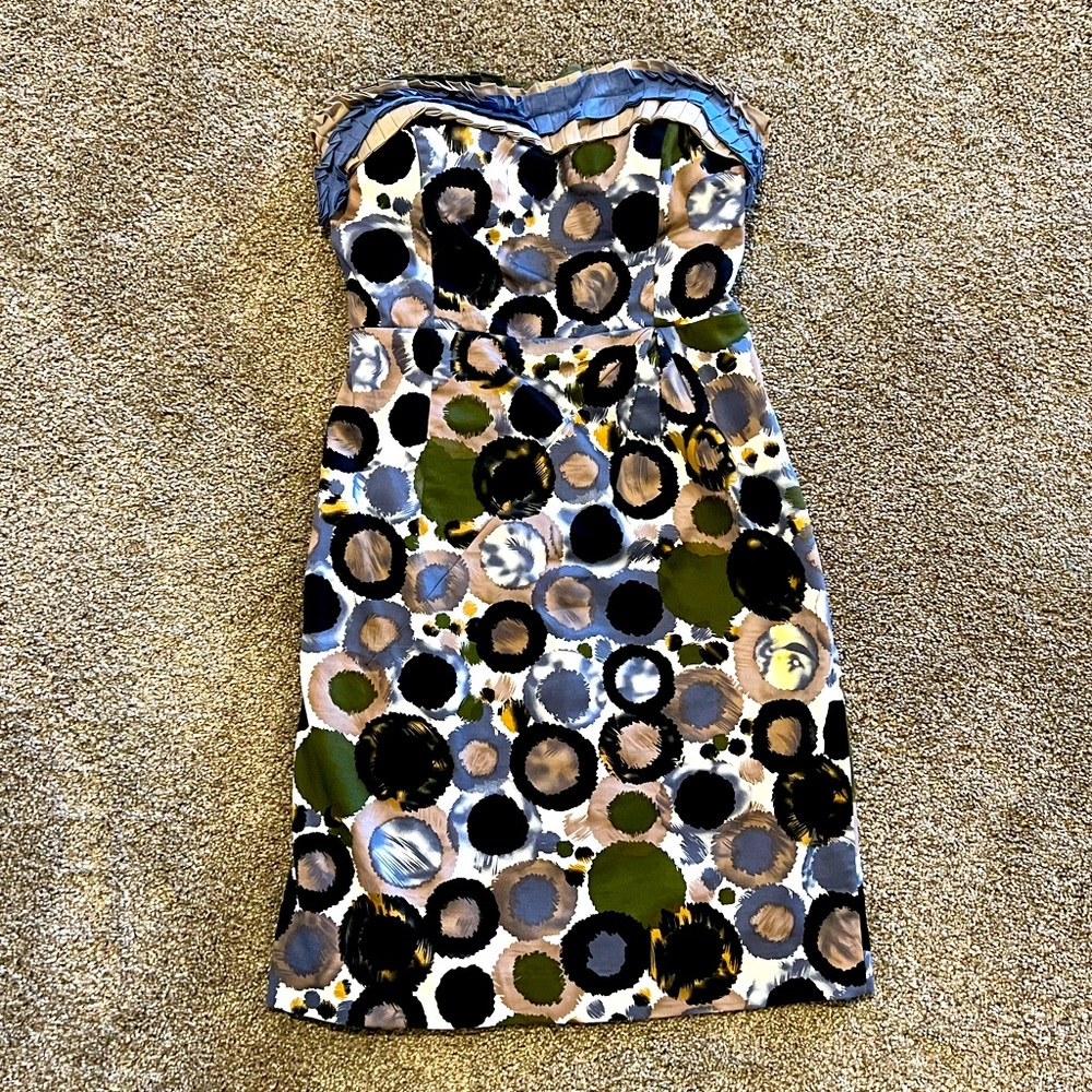 C. Luce Strapless dress